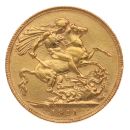1911 George V Large Head UK Full Sovereign Coin
