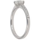 18ct White Gold 0.60ct Princess Cut Diamond Solitaire Ring