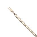 9ct Yellow Gold Curb Bracelet 10"