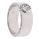 18ct White Gold 0.70ct Old Cut Diamond Wedding Band