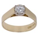 18ct Yellow Gold 0.75ct Brilliant Cut Diamond Solitaire Ring