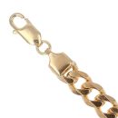 9ct Yellow Gold Curb Bracelet 8"
