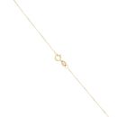 18ct Yellow Gold Diamond Solitaire Pendant and 16" Chain by Anya Belle
