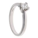 18ct White Gold 0.50ct Brilliant Cut Diamond Solitaire Ring