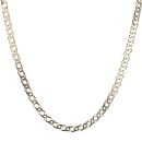 9ct Yellow Gold Double Curb Chain 20"