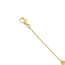 22ct Yellow Gold Infinity Bracelet 7"