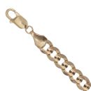 9ct Yellow Gold Curb Bracelet 8"