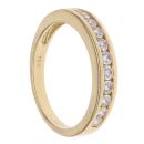 18ct Yellow Gold 0.50ct Brilliant Cut Diamond Half Eternity Ring