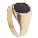 9ct Yellow Gold Onyx Signet Ring