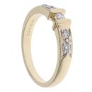 9ct Yellow Gold Cubic Zirconia Five Stone Ring