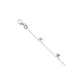Silver Star Charm Bracelet 7.5" By Icesia