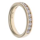 9ct Yellow Gold 0.75ct Brilliant Cut Lab Grown Diamond Eternity Ring