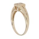 9ct Yellow Gold Cubic Zirconia Single Stone Ring
