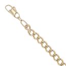 9ct Yellow Gold Curb Bracelet 8.5"