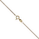 9ct Yellow Gold Fire Opal and Pearl Pendant and Chain 16"