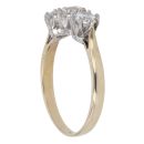 9ct Yellow Gold Cubic Zirconia Three Stone Ring