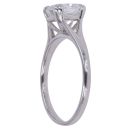 18ct White Gold 2.00ct Lab Grown Diamond Cushion Cut Solitaire Ring