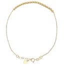 18ct Yellow Gold Beads Fancy Bracelet 7.5"