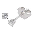 9ct White Gold 0.20ct Diamond Stud Earrings