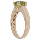 18ct Yellow Gold Peridot Single Stone Ring