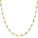 22ct Yellow Gold Wire Beads Chain 24"