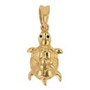 22ct Yellow Gold Turtle Pendant