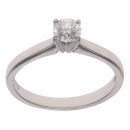 Platinum 0.33ct Brilliant Cut Diamond Solitaire Ring