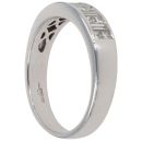 18ct White Gold 0.40ct Princess And Baguette Cut Diamond Fancy Ring