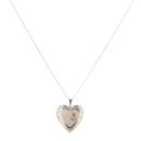 Sterling Silver 'I Love You' Rose Heart Locket And Chain 18" By Icesia