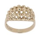 9ct Yellow Gold Five Row Keeper Ring