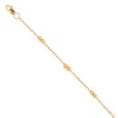 22ct Yellow Gold Bead Bracelet 7"