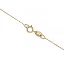 9ct Yellow Gold 0.36cts Diamond And Topaz Pear Cut Pendant And 18" Chain