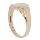9ct Yellow Gold Patterned Sigent Ring