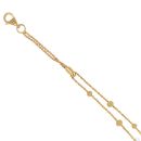 22ct Yellow Gold Beaded Strand Fancy Bracelet 7"