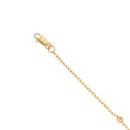 22ct Yellow Gold Slash Bead Bracelet 7"