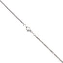 18ct White Gold 1.25ct Brilliant Cut Diamond Interlocking Hearts Pendant and Chain 24"