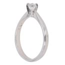 18ct White Gold 0.17ct Brilliant Cut Diamond Solitaire Ring