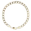9ct Yellow Gold Curb Bracelet 8.5"