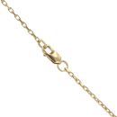 18ct Yellow Gold 0.06ct Brilliant Cut Diamond Two Stone Pendant And Chain 18"
