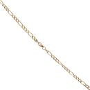 9ct Yellow Gold Figaro Chain 24"