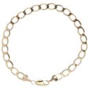9ct Yellow Gold Curb Bracelet 7.5"