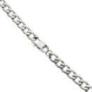 Unique & Co Stainless Steel Matte And Polished Curb Chain 20"