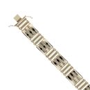 14ct Yellow Gold Fancy Bracelet 8.5"