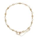 9ct Yellow Gold Fancy Bracelet 7"