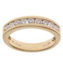 18ct Yellow Gold 0.50ct Brilliant Cut Diamond Eternity Ring