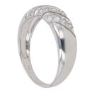 9ct White Gold Cubic Zirconia Fancy Ring