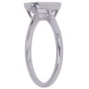9ct White Gold 2.00ct Lab Grown Diamond Emerald Cut Solitaire Ring