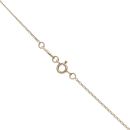 9ct Yellow and Rose Gold Clogau 0.05ct Diamond Cross Pendant and Chain 22"