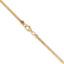 22ct Yellow Gold Flat Milan Chain 16"