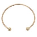 9ct Yellow Gold Plain Torque Bangle